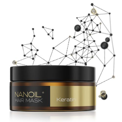 Keratínová maska na vlasy Nanoil