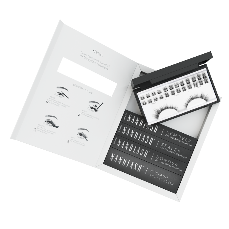nanolash diy eyelash extensions starter kit