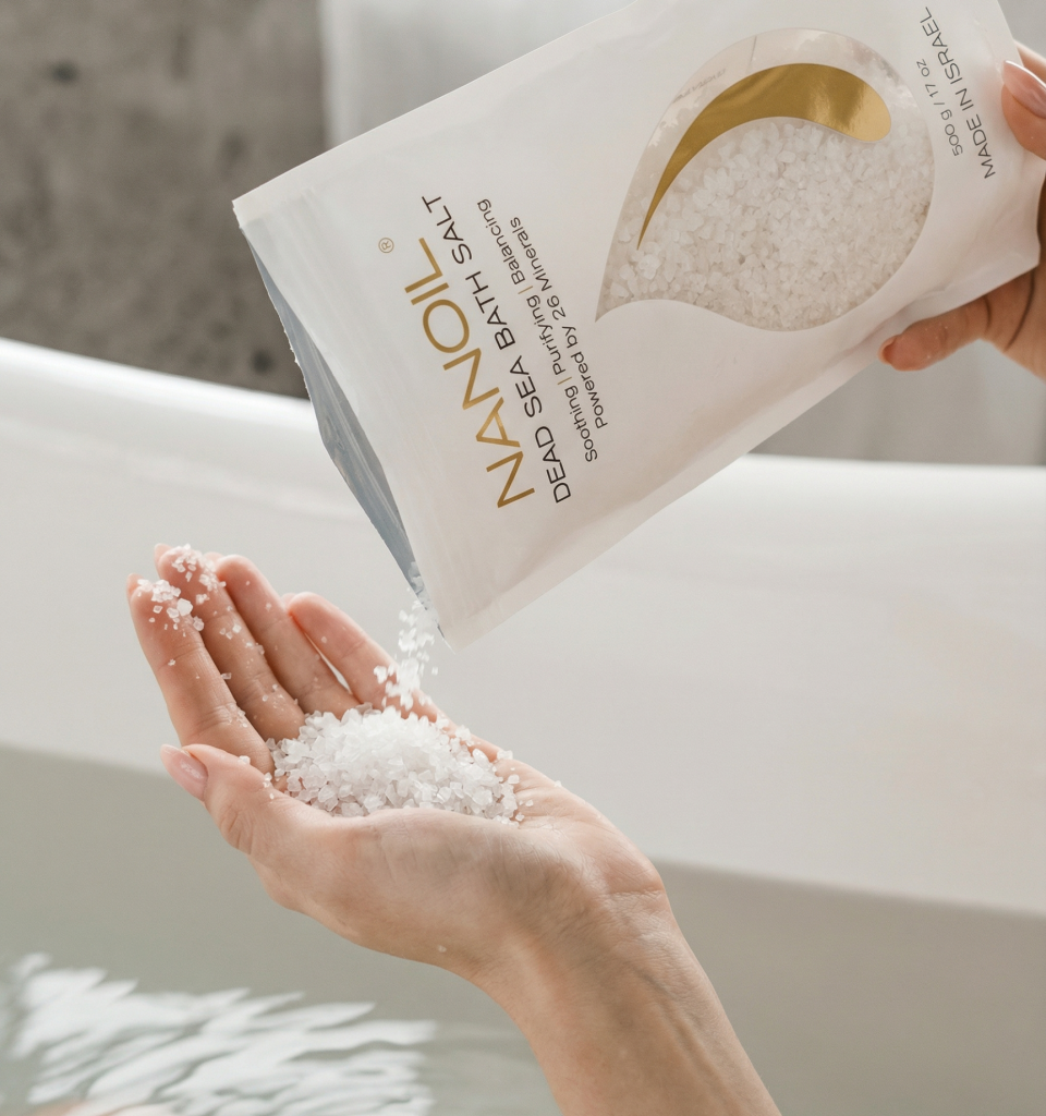 nanoil Kúpeľová soľ z Mŕtveho mora